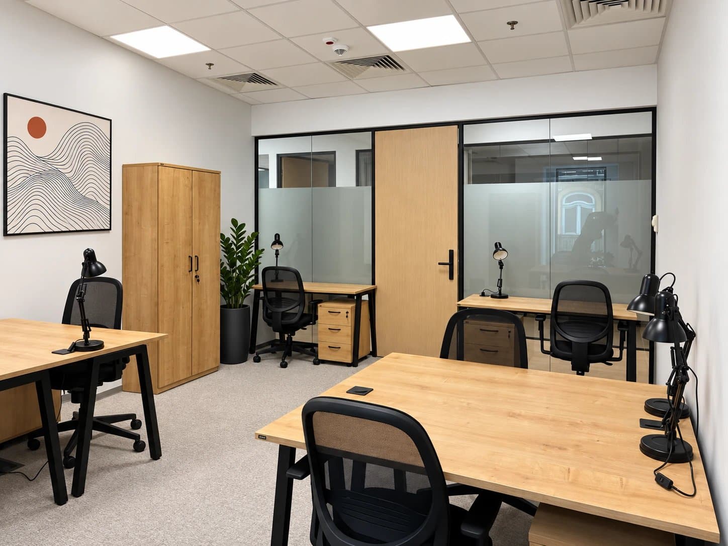 Office VC228 — 5+ people, approx. 31–34 m²